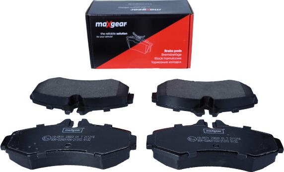 Maxgear 19-0571 - Kit pastiglie freno, Freno a disco autozon.pro