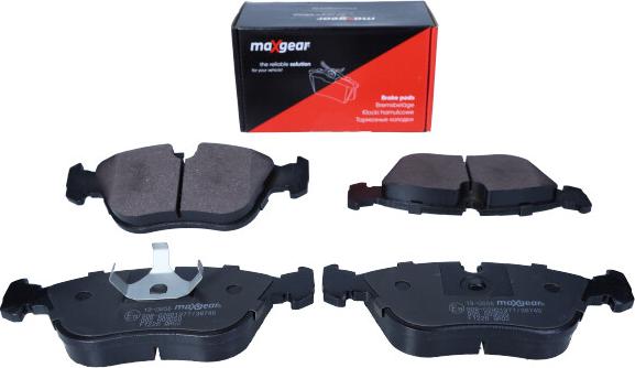 Maxgear 19-0656 - Kit pastiglie freno, Freno a disco autozon.pro