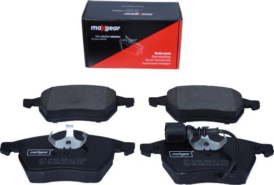 Maxgear 19-0661 - Kit pastiglie freno, Freno a disco autozon.pro