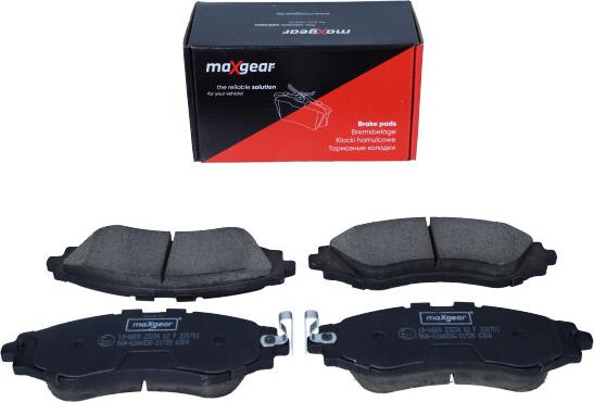 Maxgear 19-0609 - Kit pastiglie freno, Freno a disco autozon.pro