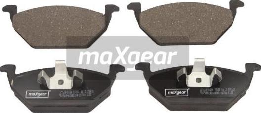 Maxgear 19-0614 - Kit pastiglie freno, Freno a disco autozon.pro