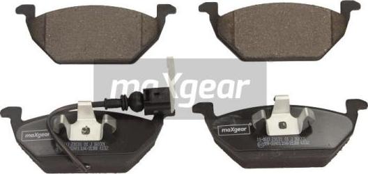 Maxgear 19-0613 - Kit pastiglie freno, Freno a disco autozon.pro