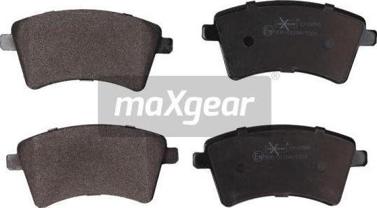 Maxgear 19-0899 - Kit pastiglie freno, Freno a disco autozon.pro