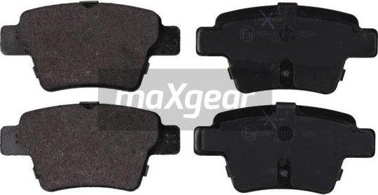 Maxgear 19-0897 - Kit pastiglie freno, Freno a disco autozon.pro