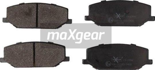 Maxgear 19-1994 - Kit pastiglie freno, Freno a disco autozon.pro