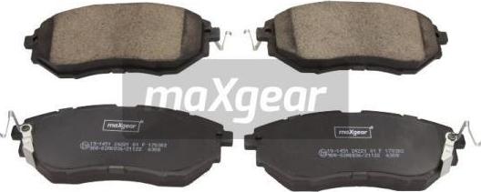 Maxgear 19-1451 - Kit pastiglie freno, Freno a disco autozon.pro