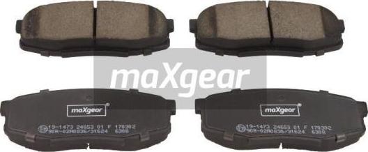 Maxgear 19-1473 - Kit pastiglie freno, Freno a disco autozon.pro