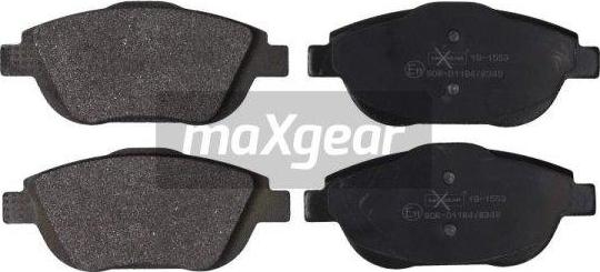 Maxgear 19-1553 - Kit pastiglie freno, Freno a disco autozon.pro