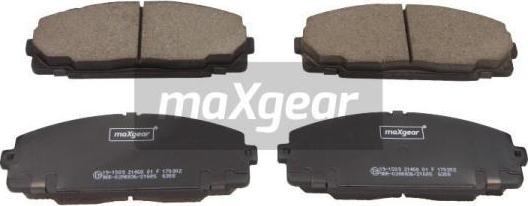 Maxgear 19-1509 - Kit pastiglie freno, Freno a disco autozon.pro