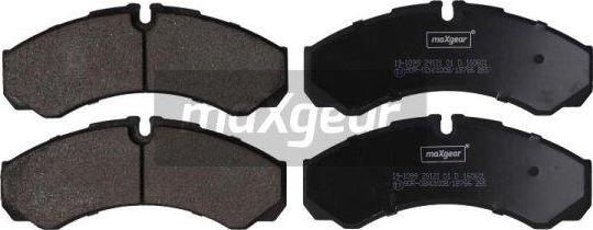 Maxgear 19-1099 - Kit pastiglie freno, Freno a disco autozon.pro