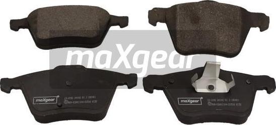 Maxgear 19-1092 - Kit pastiglie freno, Freno a disco autozon.pro