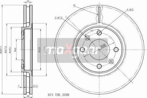 Maxgear 19-1067MAX - Discofreno autozon.pro