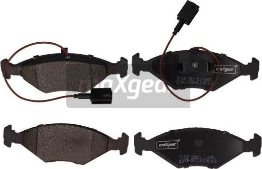 Maxgear 19-1087 - Kit pastiglie freno, Freno a disco autozon.pro