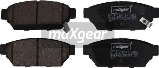 Maxgear 19-1146 - Kit pastiglie freno, Freno a disco autozon.pro