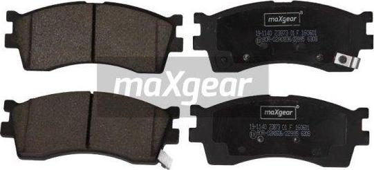 Maxgear 19-1140 - Kit pastiglie freno, Freno a disco autozon.pro