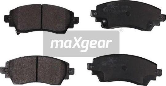 Maxgear 19-1154 - Kit pastiglie freno, Freno a disco autozon.pro