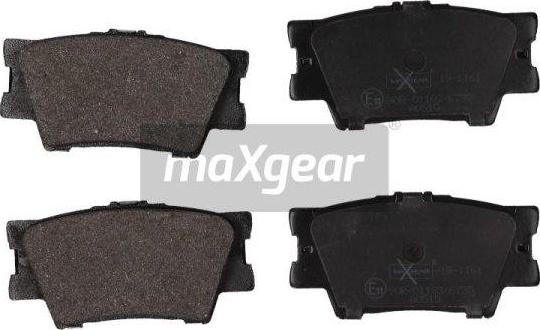 Maxgear 19-1161 - Kit pastiglie freno, Freno a disco autozon.pro