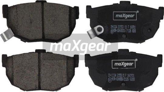 Maxgear 19-1134 - Kit pastiglie freno, Freno a disco autozon.pro