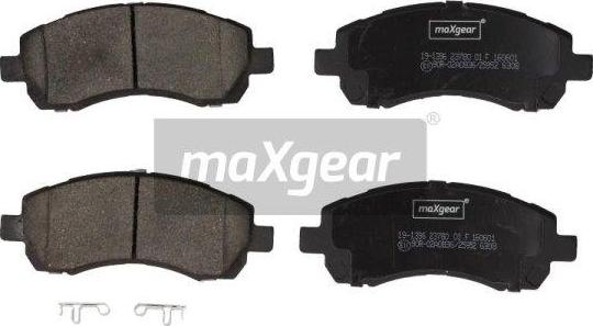 Maxgear 19-1396 - Kit pastiglie freno, Freno a disco autozon.pro