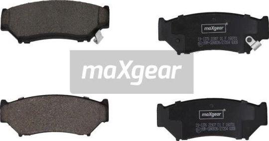 Maxgear 19-1376 - Kit pastiglie freno, Freno a disco autozon.pro