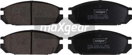 Maxgear 19-1741 - Kit pastiglie freno, Freno a disco autozon.pro