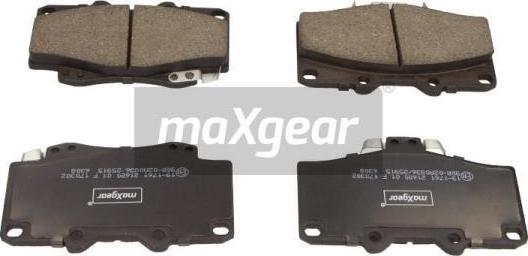 Maxgear 19-1761 - Kit pastiglie freno, Freno a disco autozon.pro