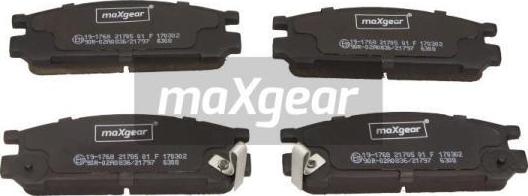 Maxgear 19-1768 - Kit pastiglie freno, Freno a disco autozon.pro