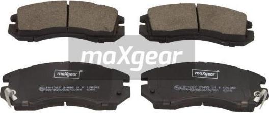 Maxgear 19-1767 - Kit pastiglie freno, Freno a disco autozon.pro