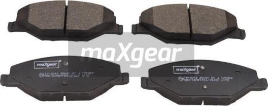 Maxgear 19-3042 - Kit pastiglie freno, Freno a disco autozon.pro