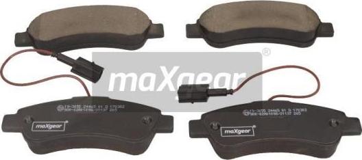 Maxgear 19-3055 - Kit pastiglie freno, Freno a disco autozon.pro