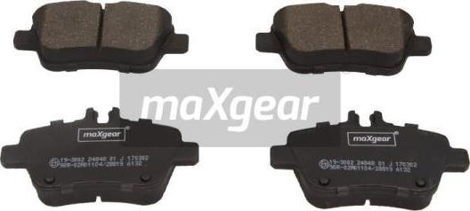 Maxgear 19-3002 - Kit pastiglie freno, Freno a disco autozon.pro