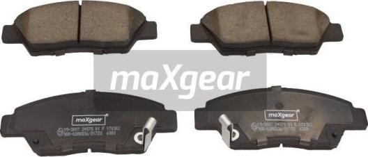 Maxgear 19-3007 - Kit pastiglie freno, Freno a disco autozon.pro