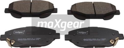 Maxgear 19-3010 - Kit pastiglie freno, Freno a disco autozon.pro