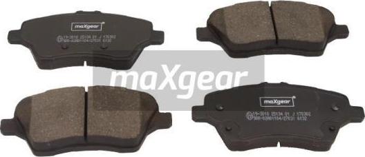 Maxgear 19-3018 - Kit pastiglie freno, Freno a disco autozon.pro