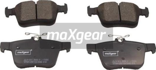 Maxgear 19-3012 - Kit pastiglie freno, Freno a disco autozon.pro