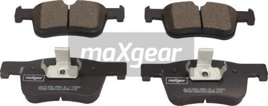 Maxgear 19-3036 - Kit pastiglie freno, Freno a disco autozon.pro