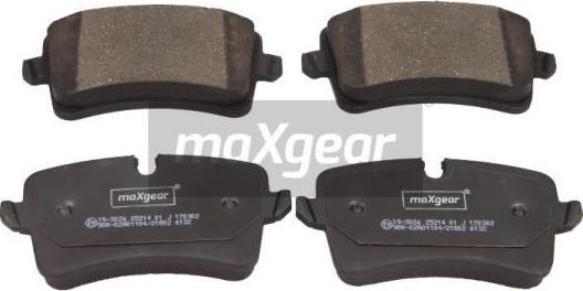 Maxgear 19-3026 - Kit pastiglie freno, Freno a disco autozon.pro