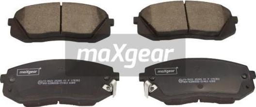 Maxgear 19-3023 - Kit pastiglie freno, Freno a disco autozon.pro