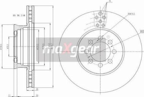 Maxgear 19-3148 - Kit pastiglie freno, Freno a disco autozon.pro