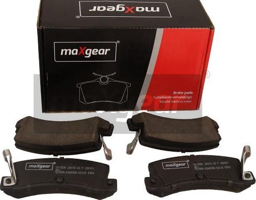 Maxgear 19-3390 - Kit pastiglie freno, Freno a disco autozon.pro