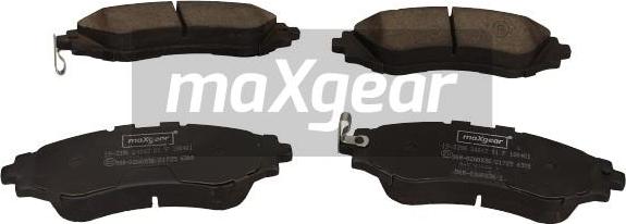 Maxgear 19-3398 - Kit pastiglie freno, Freno a disco autozon.pro