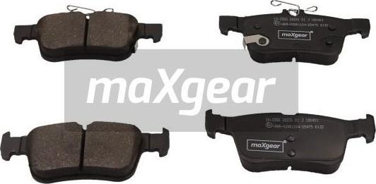 Maxgear 19-3382 - Kit pastiglie freno, Freno a disco autozon.pro