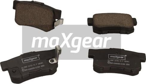 Maxgear 19-3387 - Kit pastiglie freno, Freno a disco autozon.pro