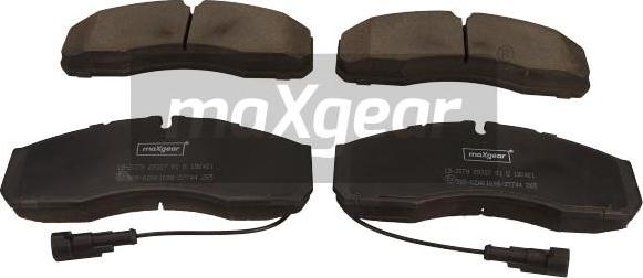 Maxgear 19-3379 - Kit pastiglie freno, Freno a disco autozon.pro