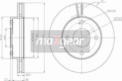 Maxgear 19-3217 - Discofreno autozon.pro