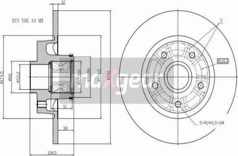 Maxgear 19-3230 - Discofreno autozon.pro