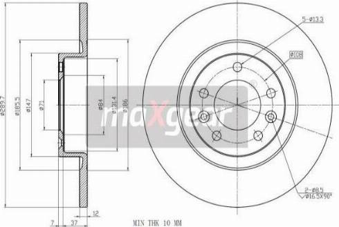 Maxgear 19-3220 - Discofreno autozon.pro