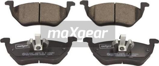 Maxgear 19-2997 - Kit pastiglie freno, Freno a disco autozon.pro