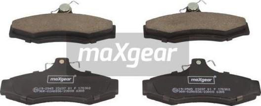 Maxgear 19-2945 - Kit pastiglie freno, Freno a disco autozon.pro