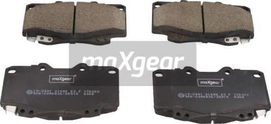 Maxgear 19-2941 - Kit pastiglie freno, Freno a disco autozon.pro